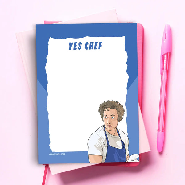 Yes Chef Funny Notepad