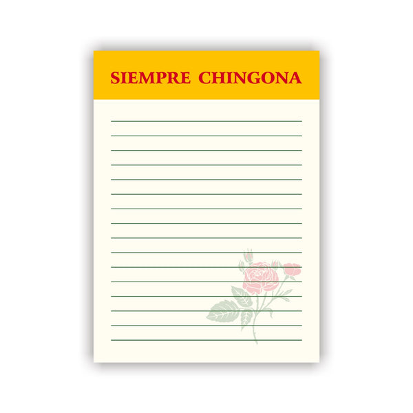 Siempren Chingona Notepad