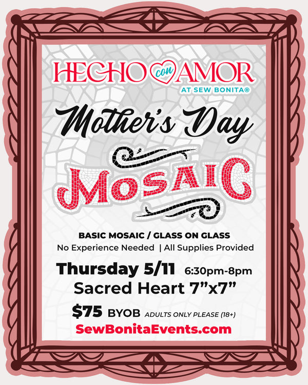 May 11, 2023 / 6:30pm-8pm - Sacred Heart Mosaic Class
