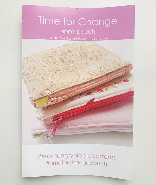 Time for Change Zippy Pouch Sewing Pattern
