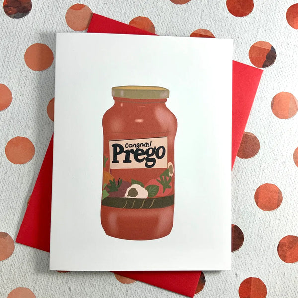 Congrats Prego - Baby Card