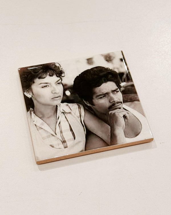 Rosie & Bob Tile Coaster