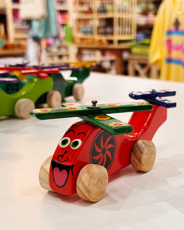 Wood Helicopter Toy