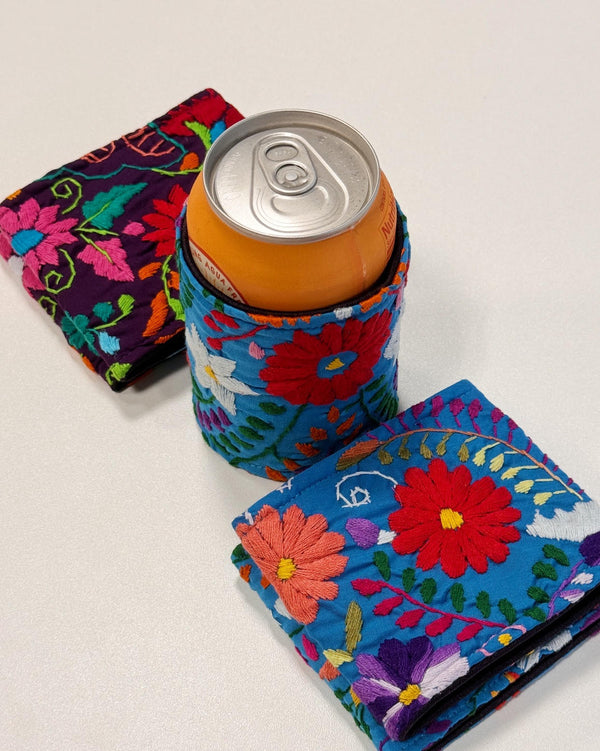 Mexican Embroidered Koozie