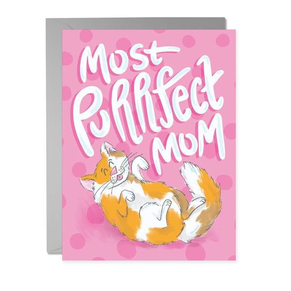 Purrfect Mom Card
