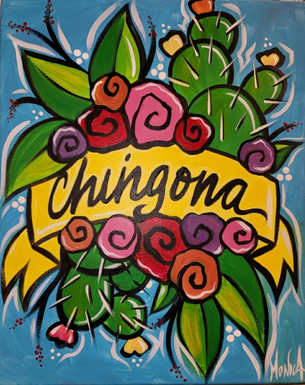 Mar 7, 2023 / 6pm-8pm - Painting Class ("Chingona" Art Piece)