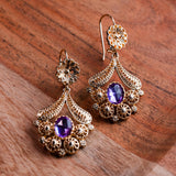 Filigree Beaded Earrings