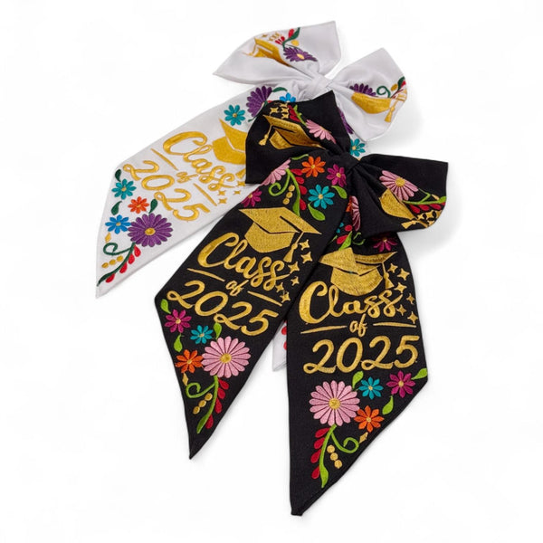 Class of 2025 Embroidered Bows