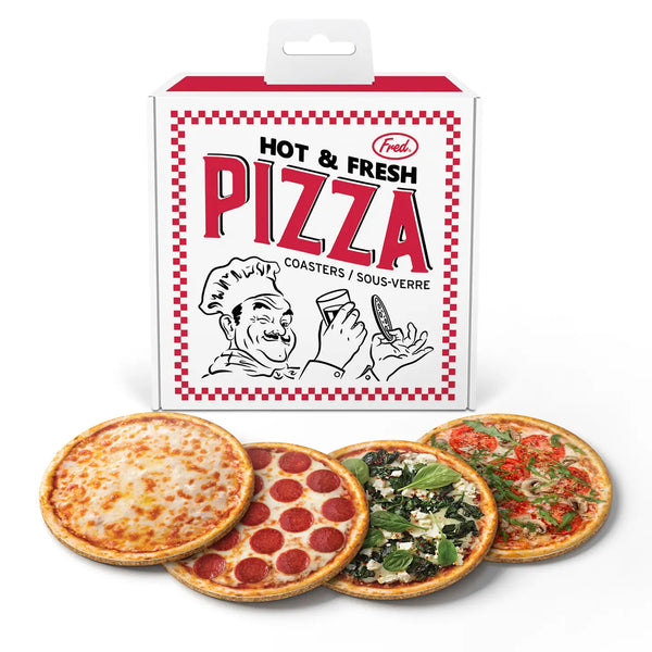 Hot and Fresh - Pizza Coasters