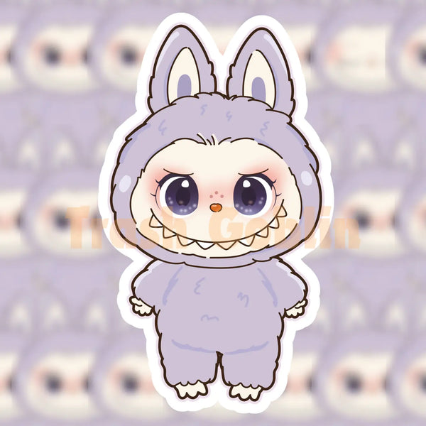 Pastel Purple Labubu Sticker