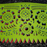 Double-Sided Felt "Papel Picado" Placemat Sets (Cempasuchitl) at Sew Bonita in Corpus Christi, TX.