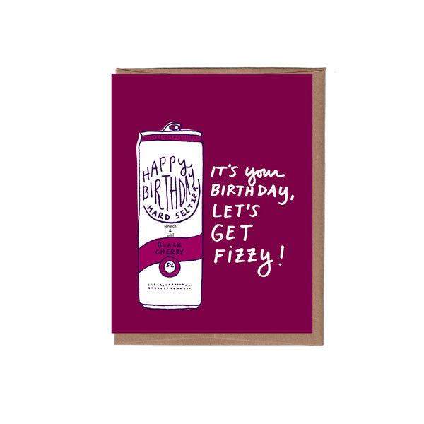 Scratch & Sniff Seltzer Birthday Card