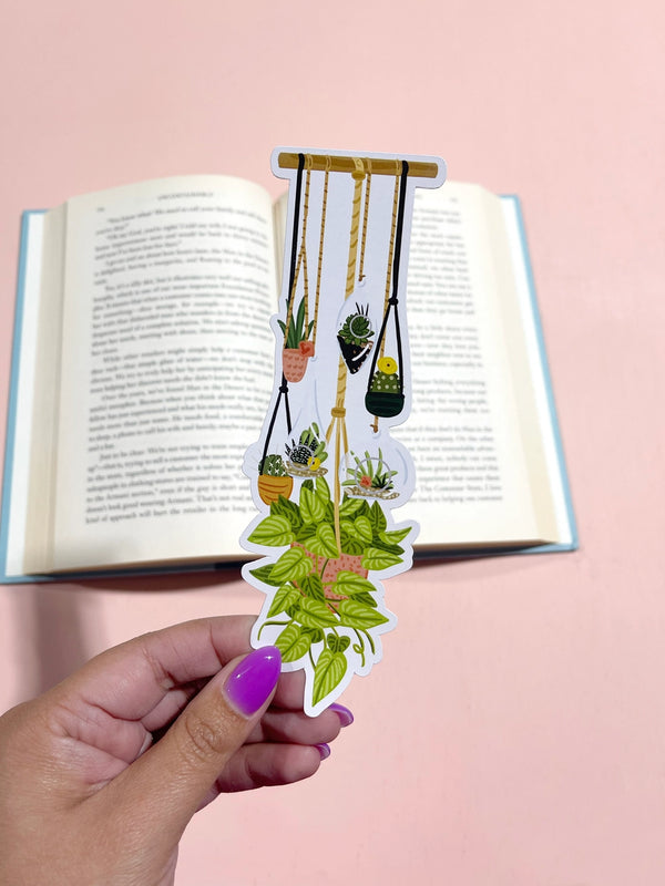 Hanging Plant Bookmark