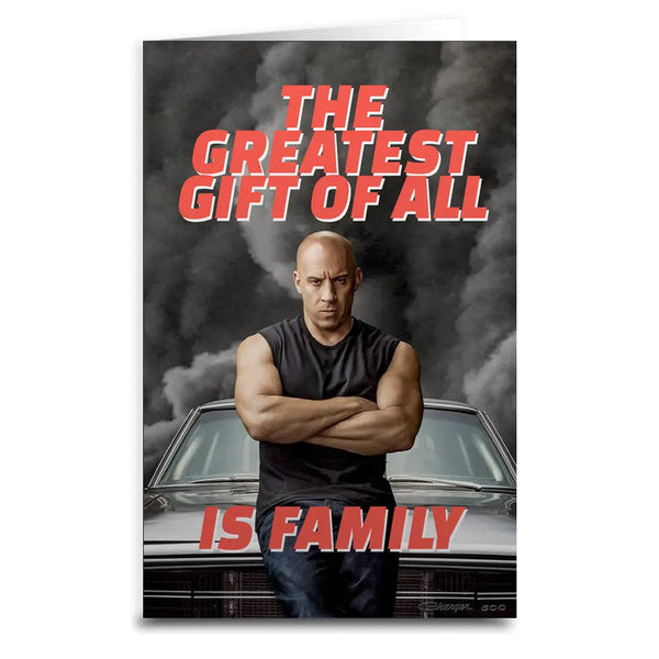 Vin Diesel "Family" Card