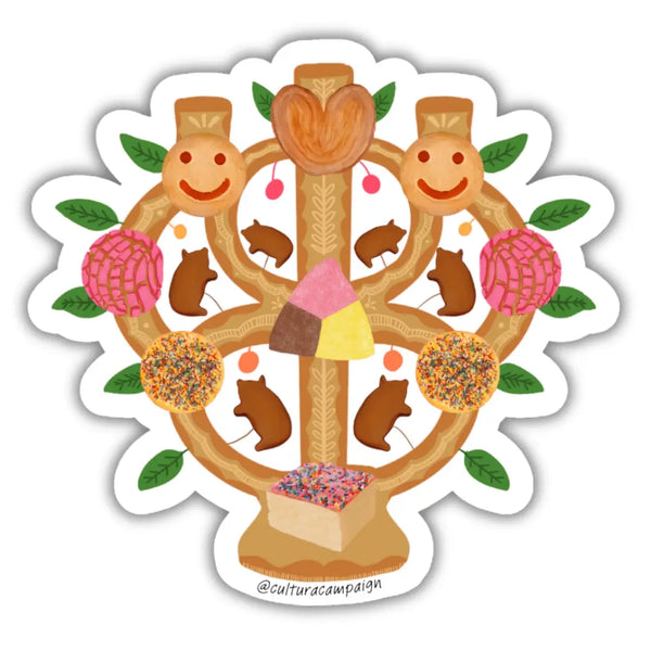 Pan Dulce Tree of Life Sticker