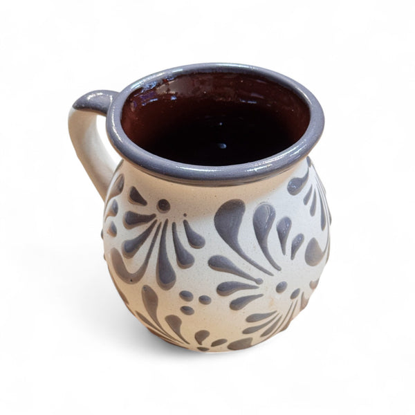 White w/ Gray Engobe Mug