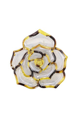 Tortoiseshell Rose Hair Clip