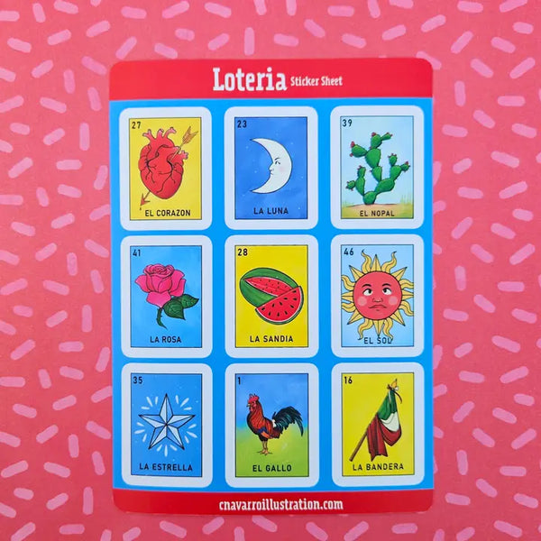Loteria Sticker Sheet