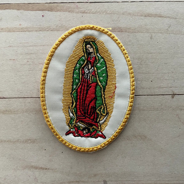 Lady Guadalupe Embroidered Patch