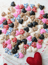 Brown Talavera Heart Earrings