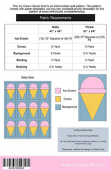 Ice Cream Social Quilt Pattern