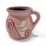 Pink w/ White and Dark Pinks Engobe Mug