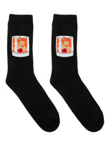 Whiskey - Black 3D Socks