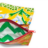 Medium Oilcloth Zip Pouch