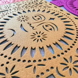 Double-Sided Felt "Papel Picado" Placemat Sets (Sol) at Sew Bonita in Corpus Christi, TX.