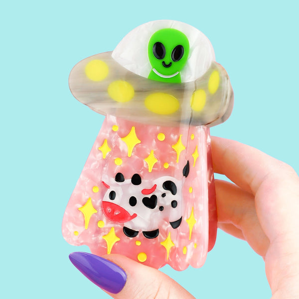 Alien UFO Hair Clip