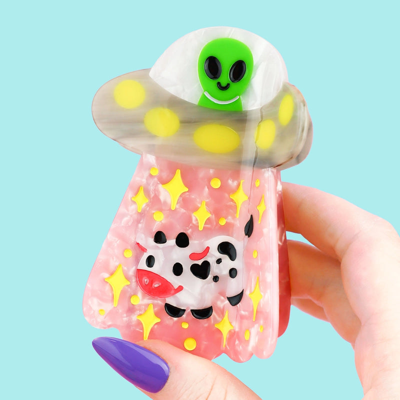 Alien UFO Hair Clip