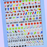 Sports Ball Nail Art Stickers