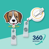 Dog Reel Badge Holder