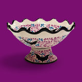 Purple & White Halloween Fruit Bowl