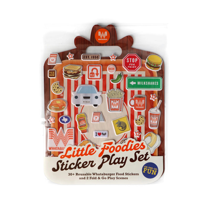 Whataburger Little Foodies Reusable Sticker Play Set