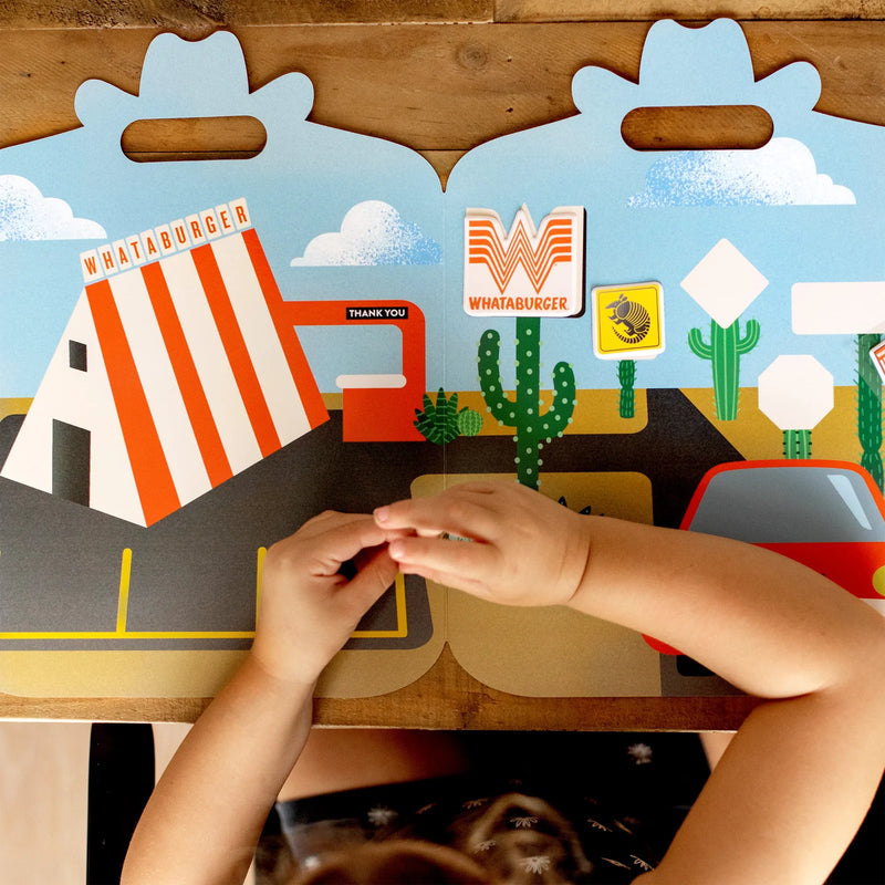 Whataburger Little Foodies Reusable Sticker Play Set