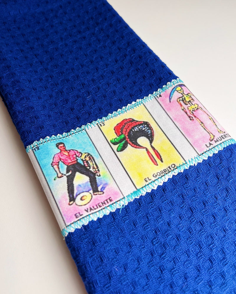 Blue Loteria Kitchen Towel