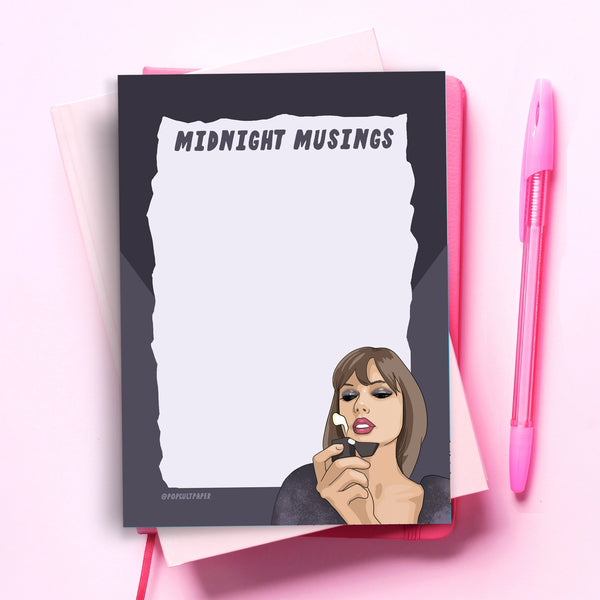 Meet Me At Midnight Taylor Swift Notepad