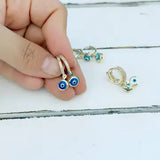 Evil Eye Hoop Earrings