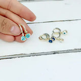 Evil Eye Hoop Earrings