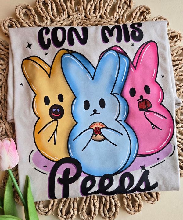 Con Mis Peeps (Easter) T-Shirt