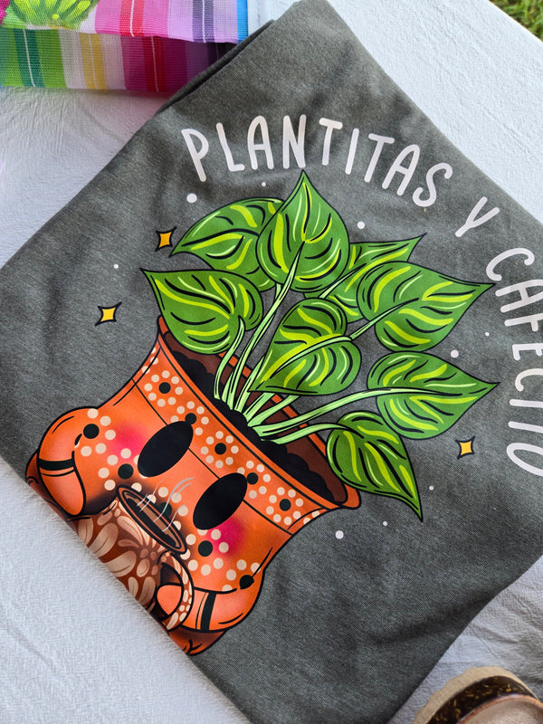 Plantitas y Cafecito T-Shirt