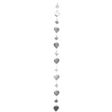 Tin Foil Heart Hanging Decor