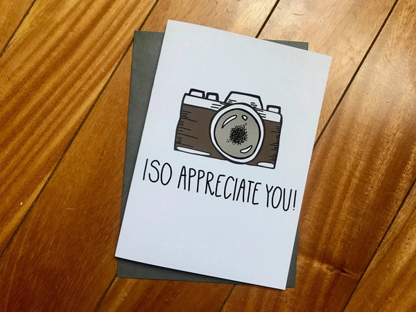 ISO Appreciate You Card
