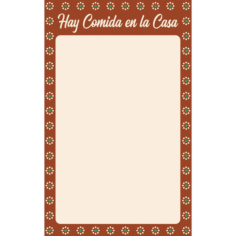 Hay Comida en la Casa Notepad