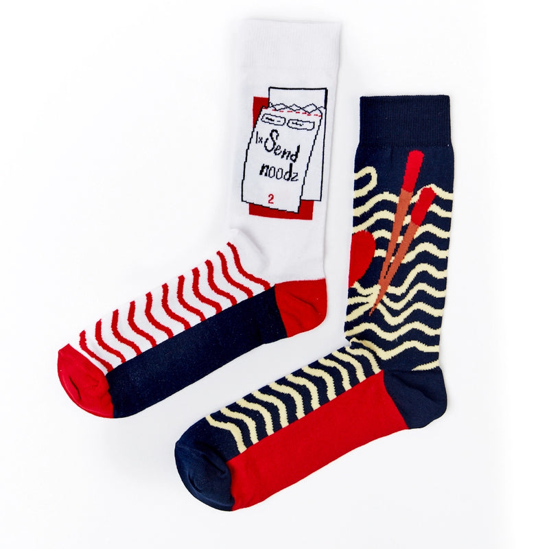 Unisex Noodle Takeaway Socks Gift Set