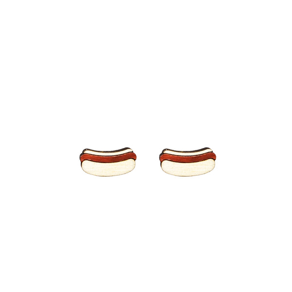 Hot Dog Stud Earrings