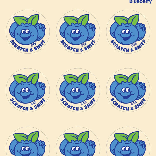 Blueberry Scratch & Sniff Stickers