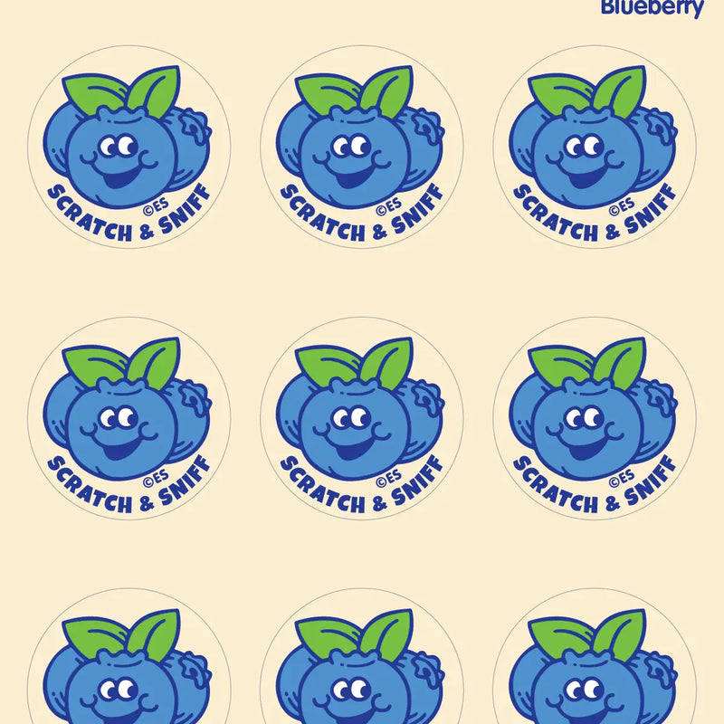 Blueberry Scratch & Sniff Stickers