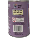 Canned Hippo Plush Toy